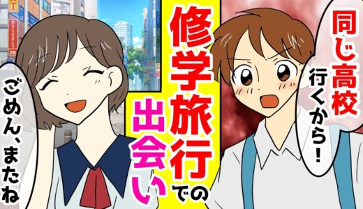 【漫画】「楽しみなんて無い」東京で道に迷っていた俺が少女マンガから出てきたような少女に出会った結果→俺は同じ高校を目指すことに。