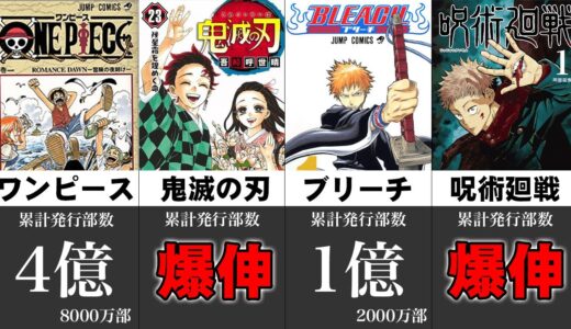 全世界で最も売れた日本の漫画ランキングTop80【2021年最新版】
