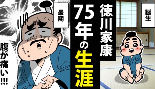 【漫画】徳川家康の生涯～誕生から最期までの75年間～【日本史マンガ動画】